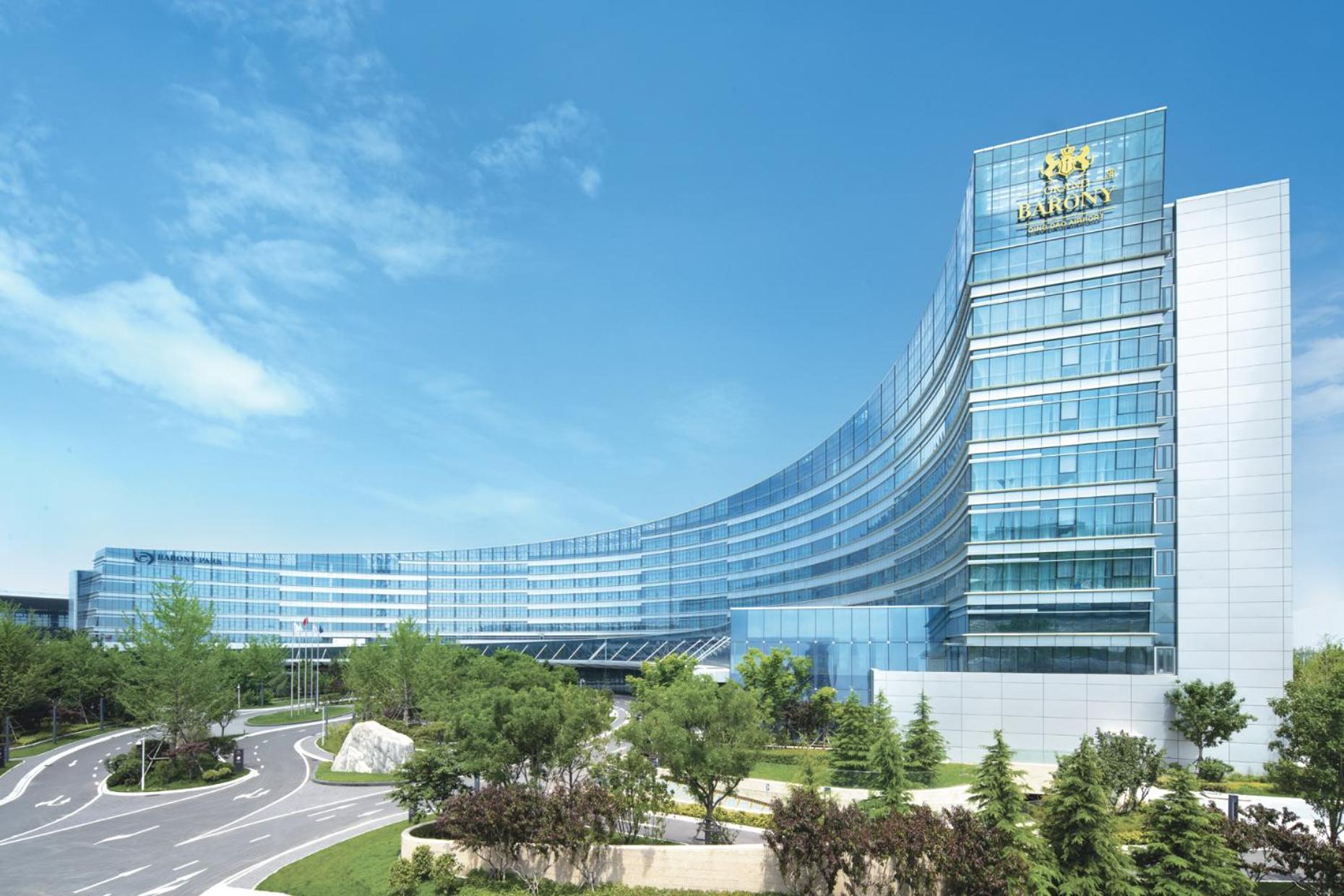 Grand Barony Qingdao Airport Hotel Kültér fotó